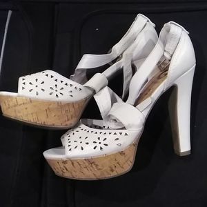 Open toed high heels